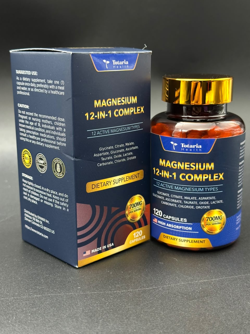 MAGNESIO 12 EN 1 COMPLEX - TOTARIA HEALTH